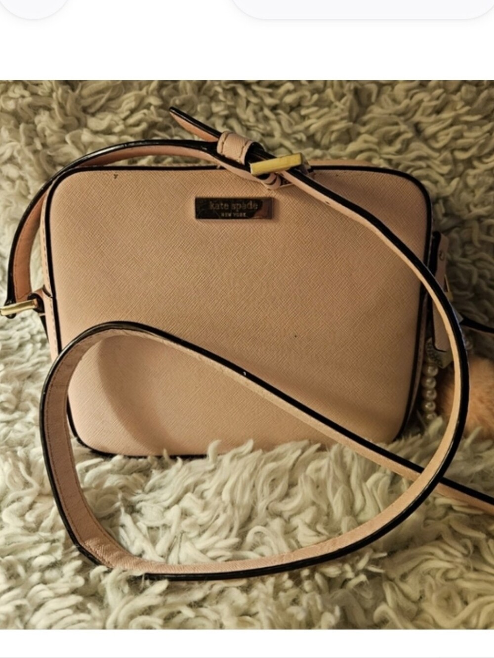 Kate Spade New York Cammie Newbury Lane Dusty Peonie Pink Crossbody